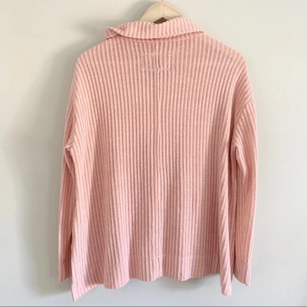 ANTHROPOLOGIE Maeve Pink Cowl Neck Sweater - Picture 7 of 7